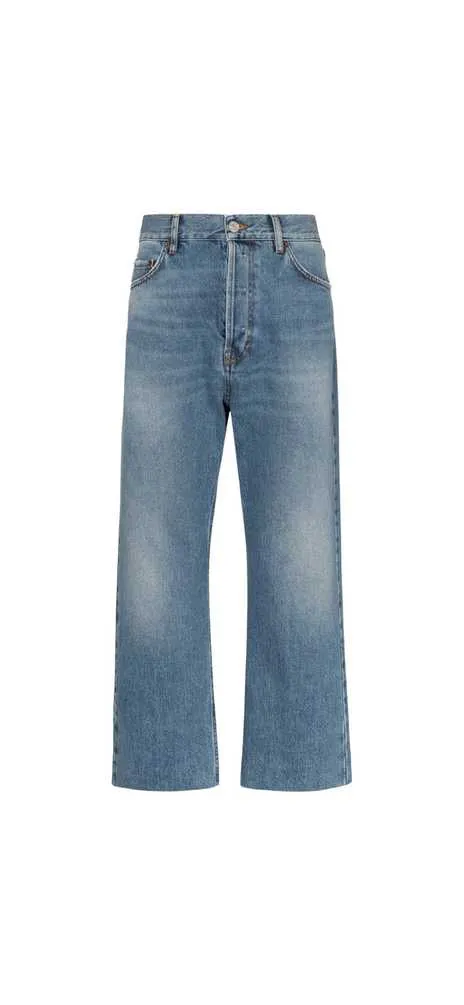 Balenciaga Cropped Straight Leg Jeans