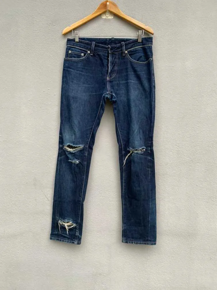Balenciaga Distressed Jeans Selvedge