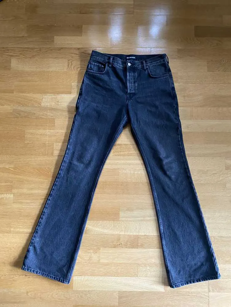 Balenciaga boot cut jeans