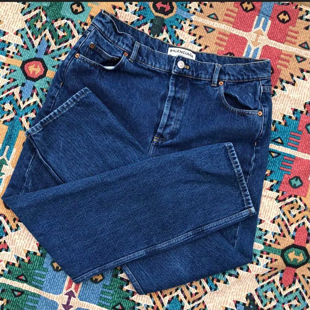 Dad Jeans blue denim balenciaga