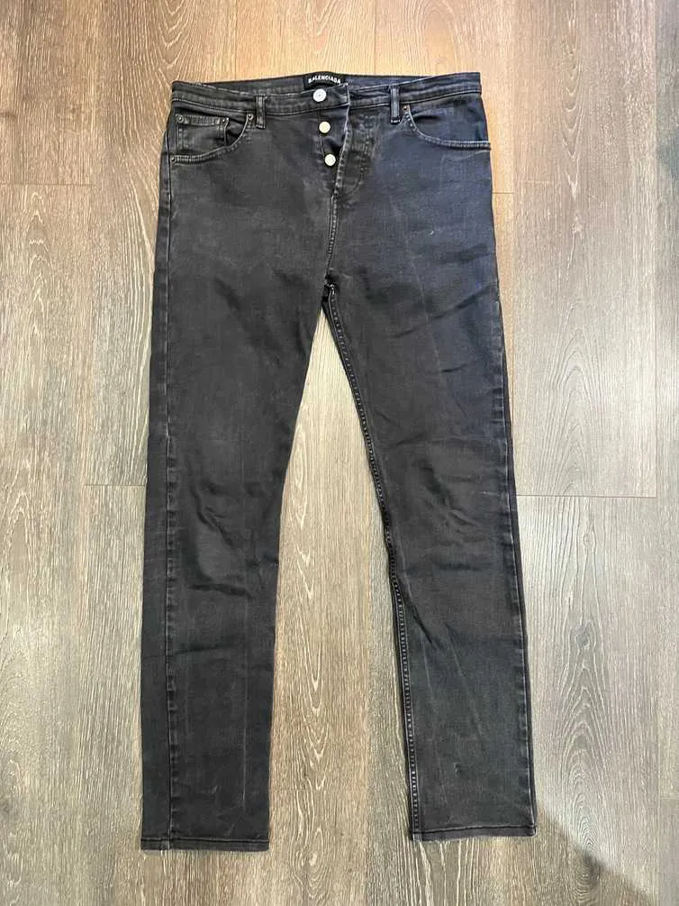 Balenciaga Coated Denim