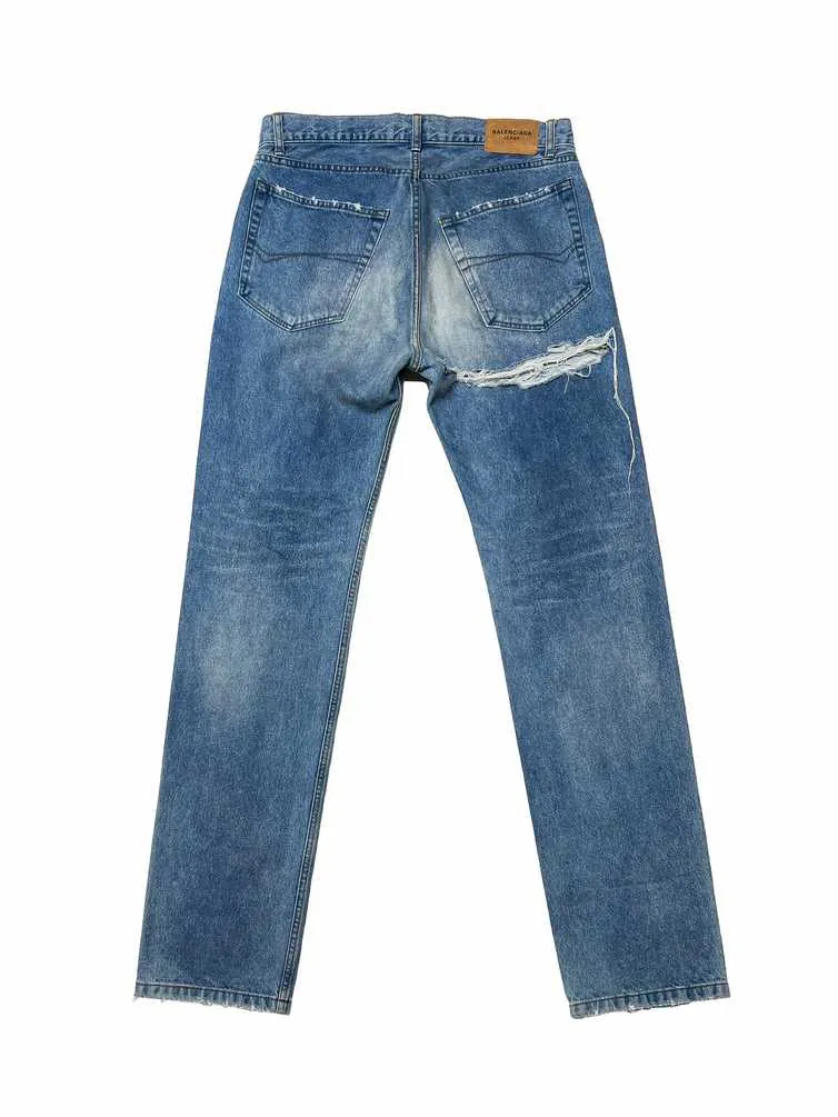 New — AW21 Slashed Back Jeans