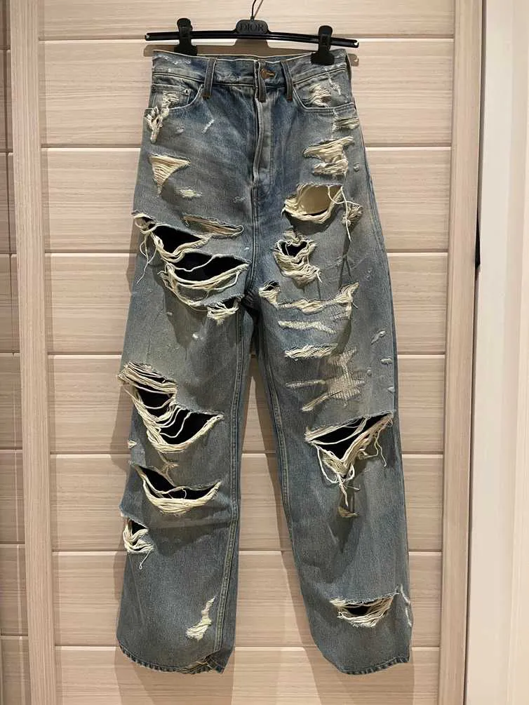 Balenciaga FW21 distressed jeans