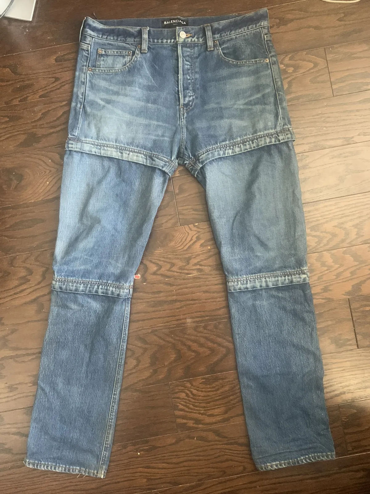 Balenciaga Ss18 Convertible Denim