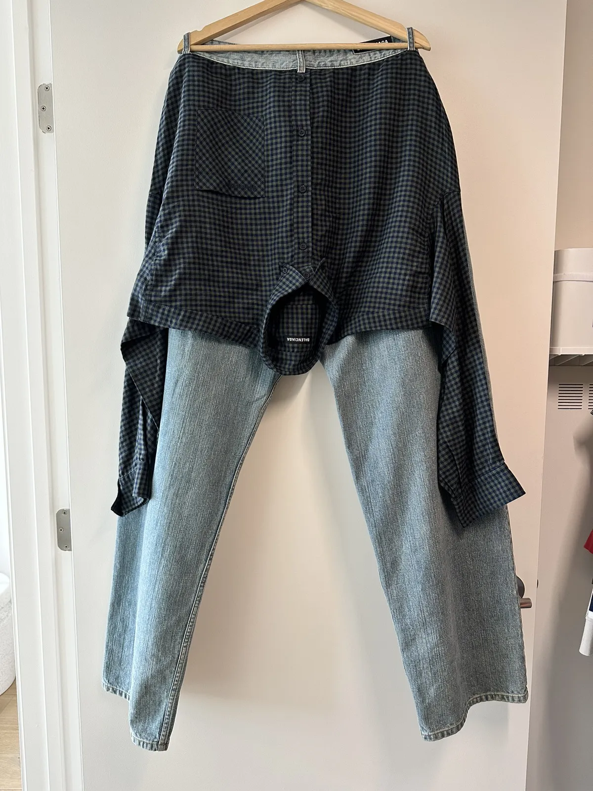 Balenciaga Hybrid Shirt Denim