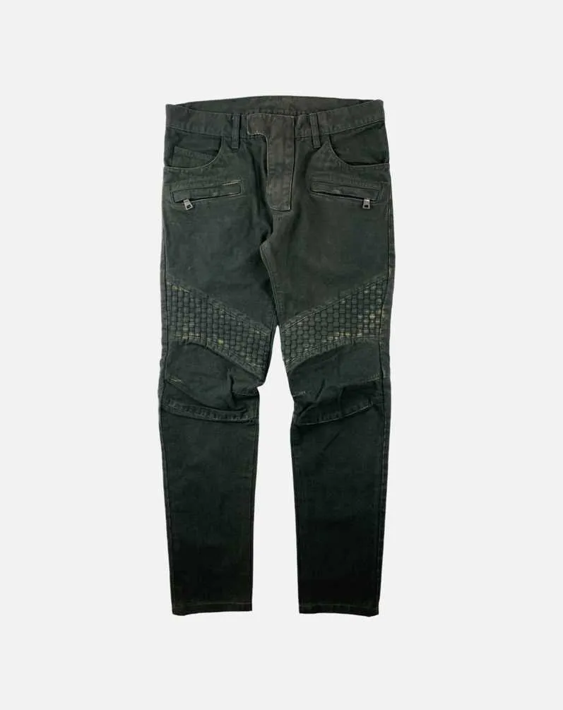 Balmain Green Gradient Jeans