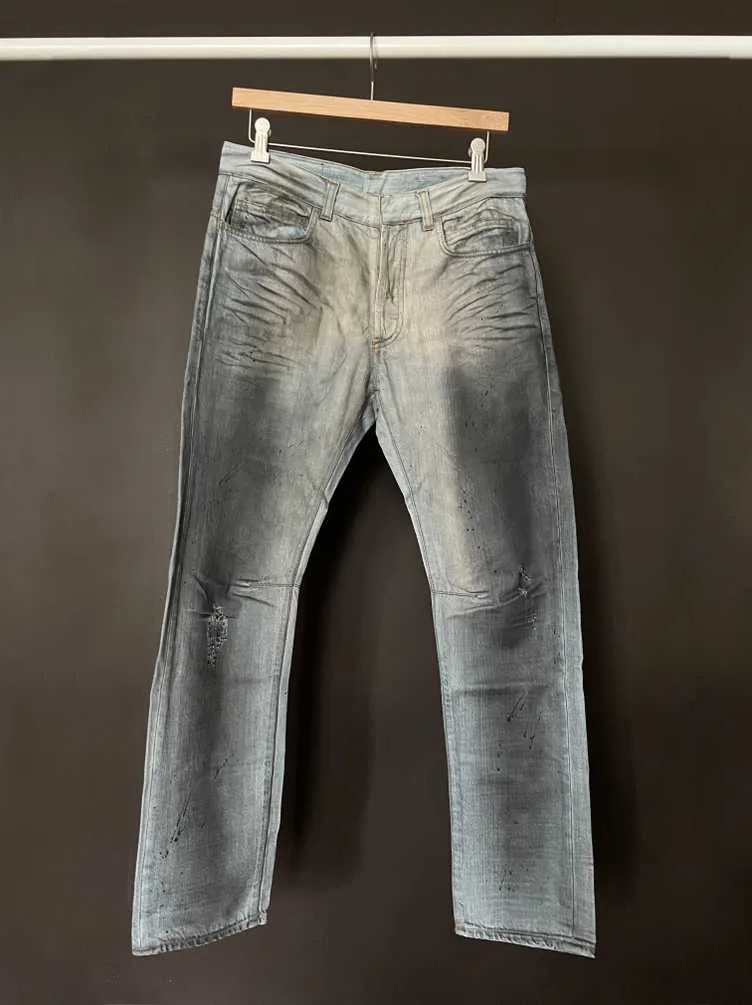 Balmain Mud Wash Grey Denim