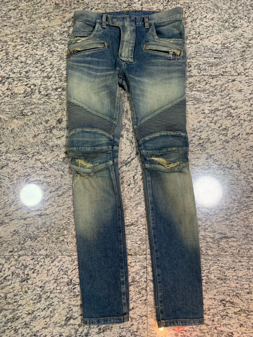 Balmain biker Jeans