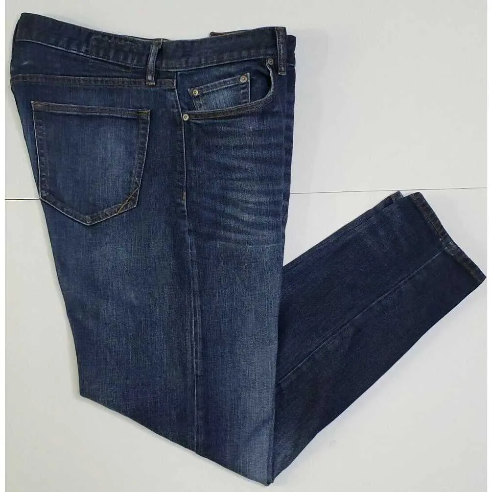 Banana Republic Straight Jeans 34x29 Mens EUC Indigo Dark