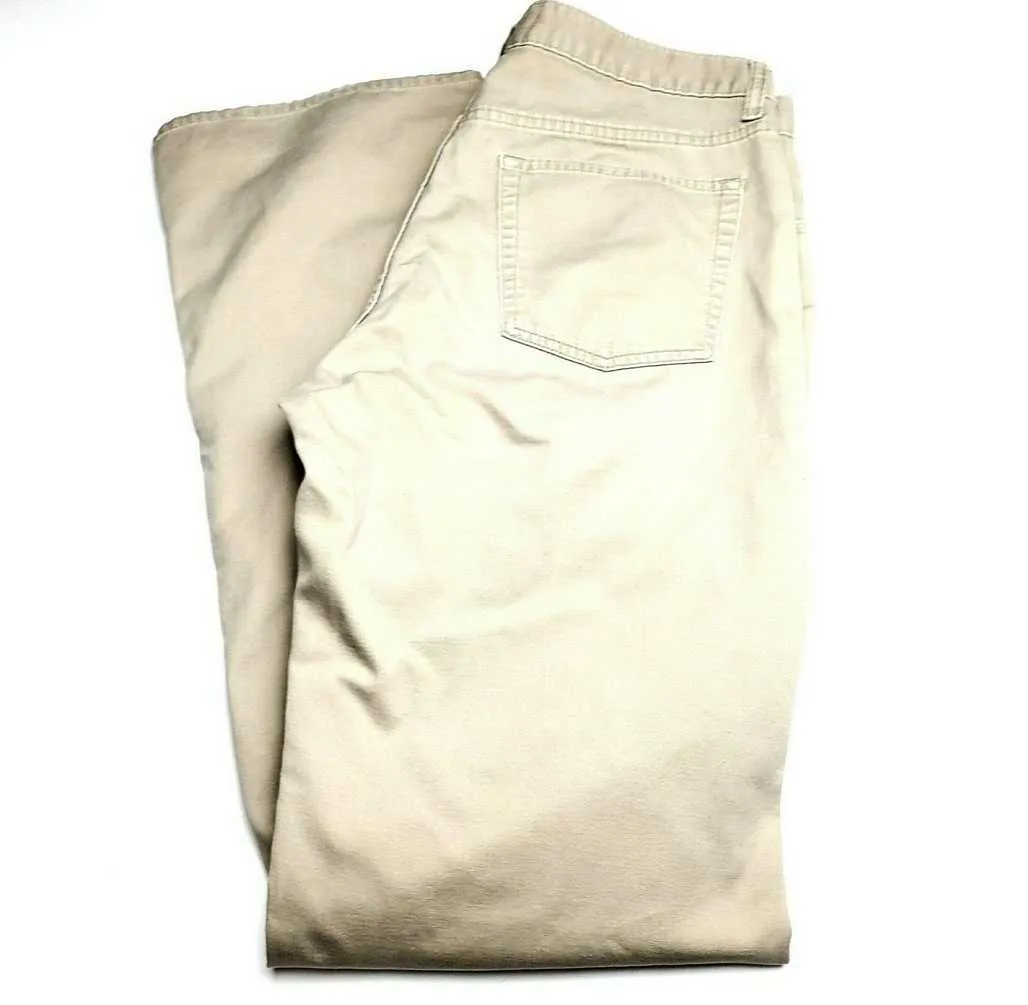 Banana Republic Tan Jeans 33/33 Mid Rise Tagged 32/34