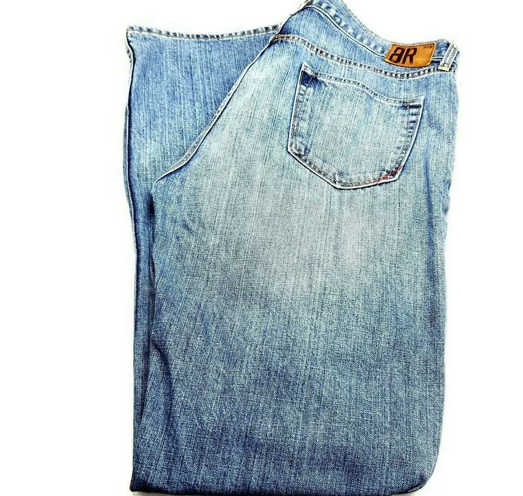 Banana Republic Straight Leg Blue Denim Jeans 38/36 Light