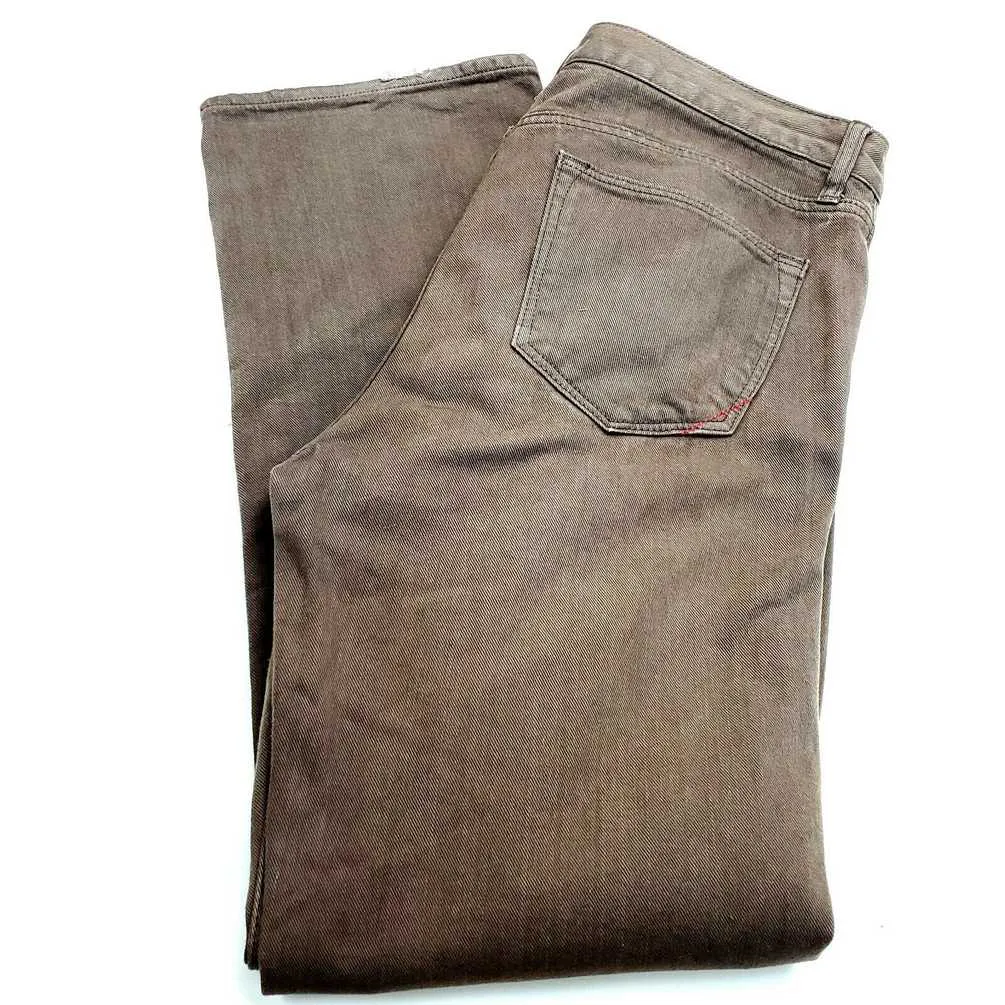 Banana Republic Straight Leg Jeans 36/31 Brown Mid Rise