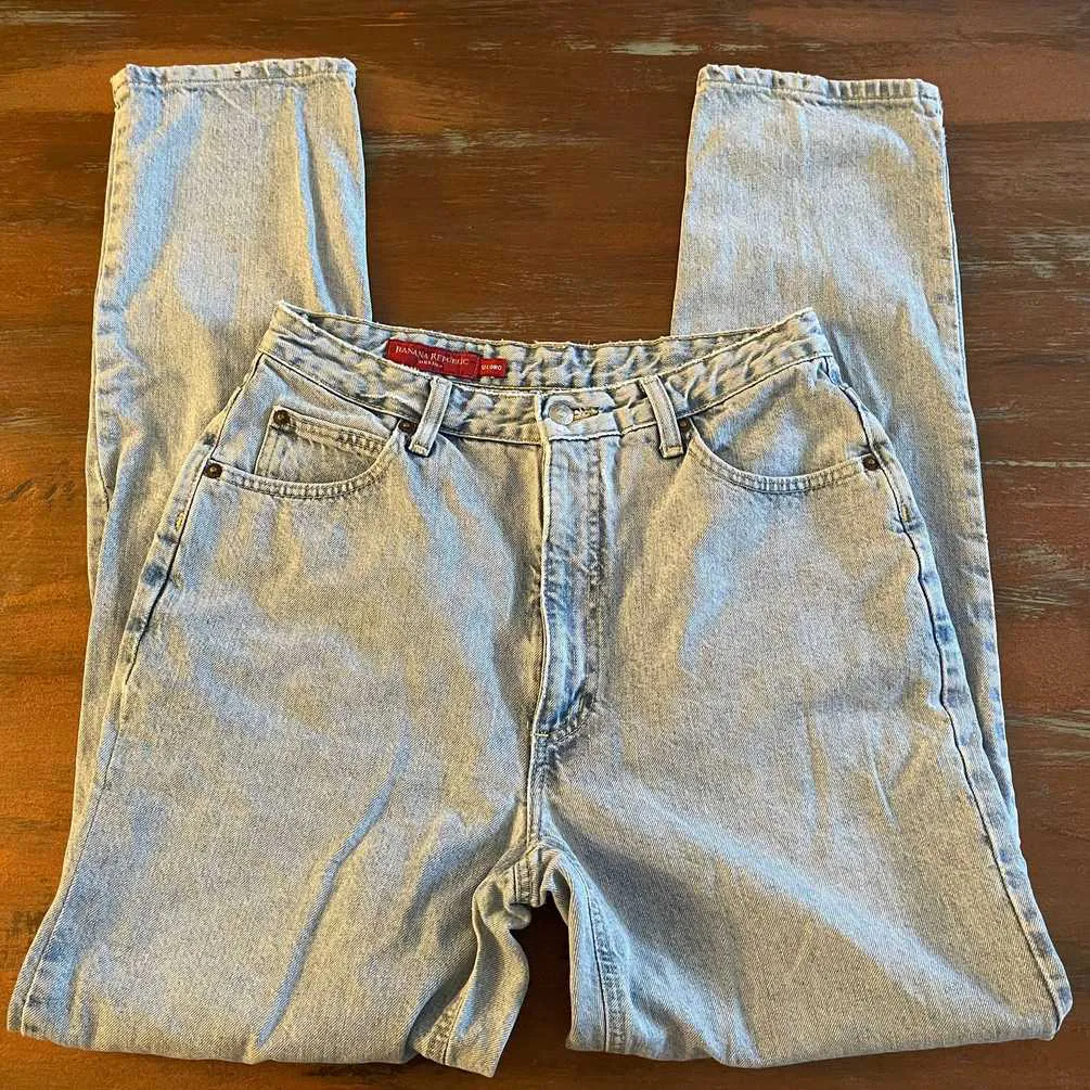 Banana Republic Women's Jeans Vintage High Rise 12 Long