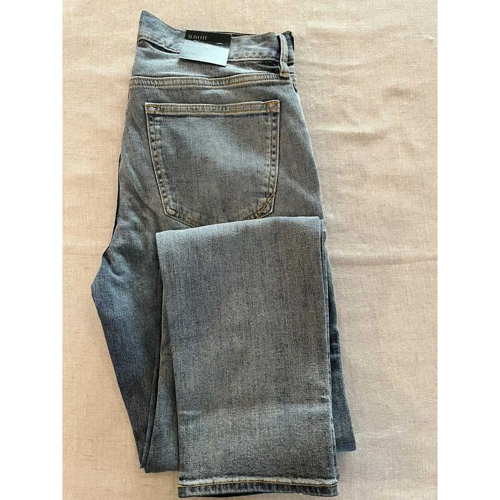 Banana Republic, Slim Fit NWT, Men's Denim Blue Jeans, Size