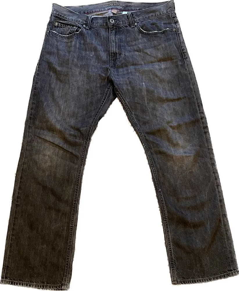 VINTAGE BANNA REPUBLIC JEANS - Og Black Washed Jeans