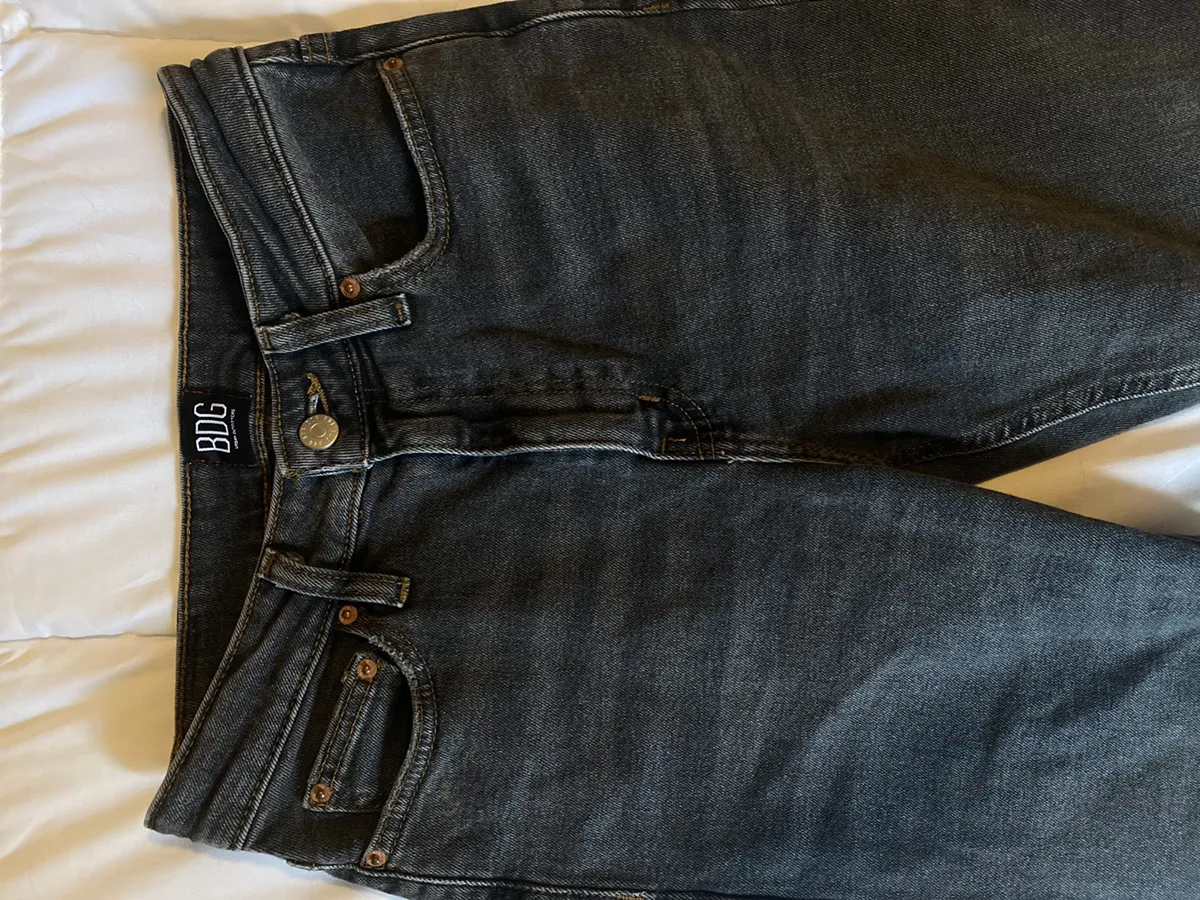 Charcoal BDG Urban Outfitters Girlfriend High Rise Jeans