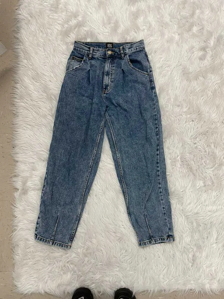Blue washed High Rise Denim Jeans BDG