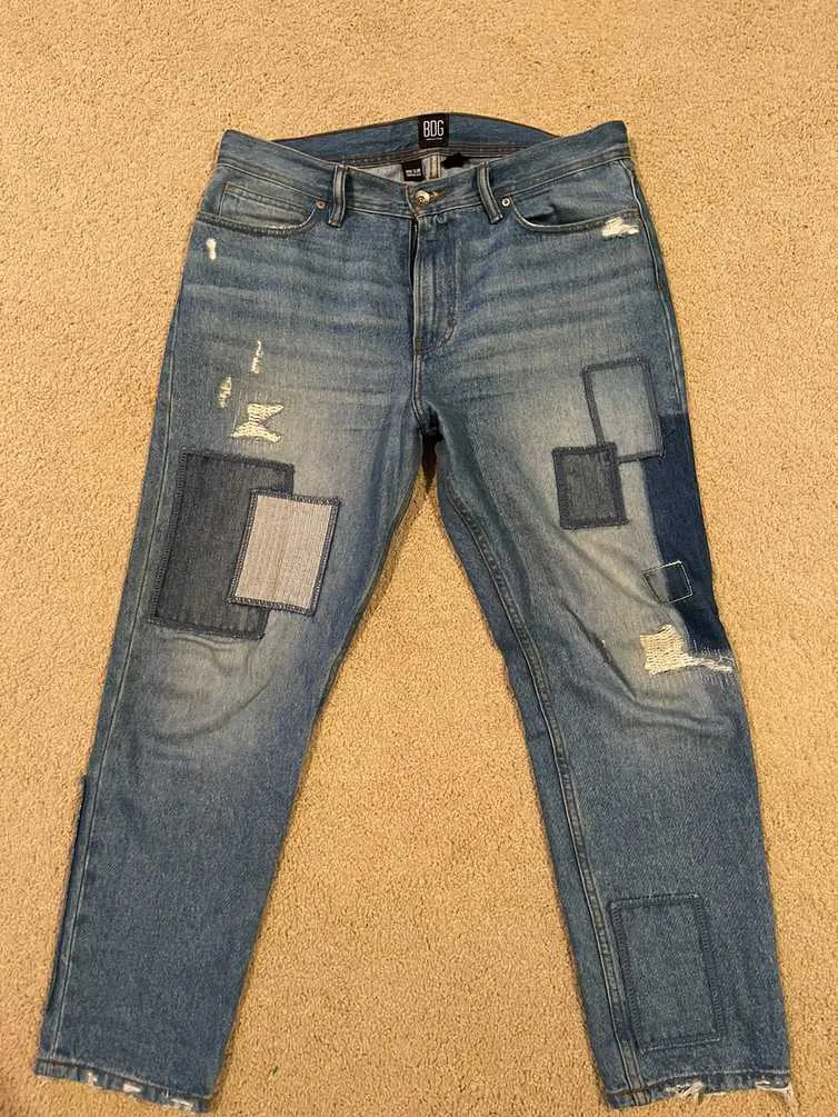 BDG Patchwork Jeans 34x32