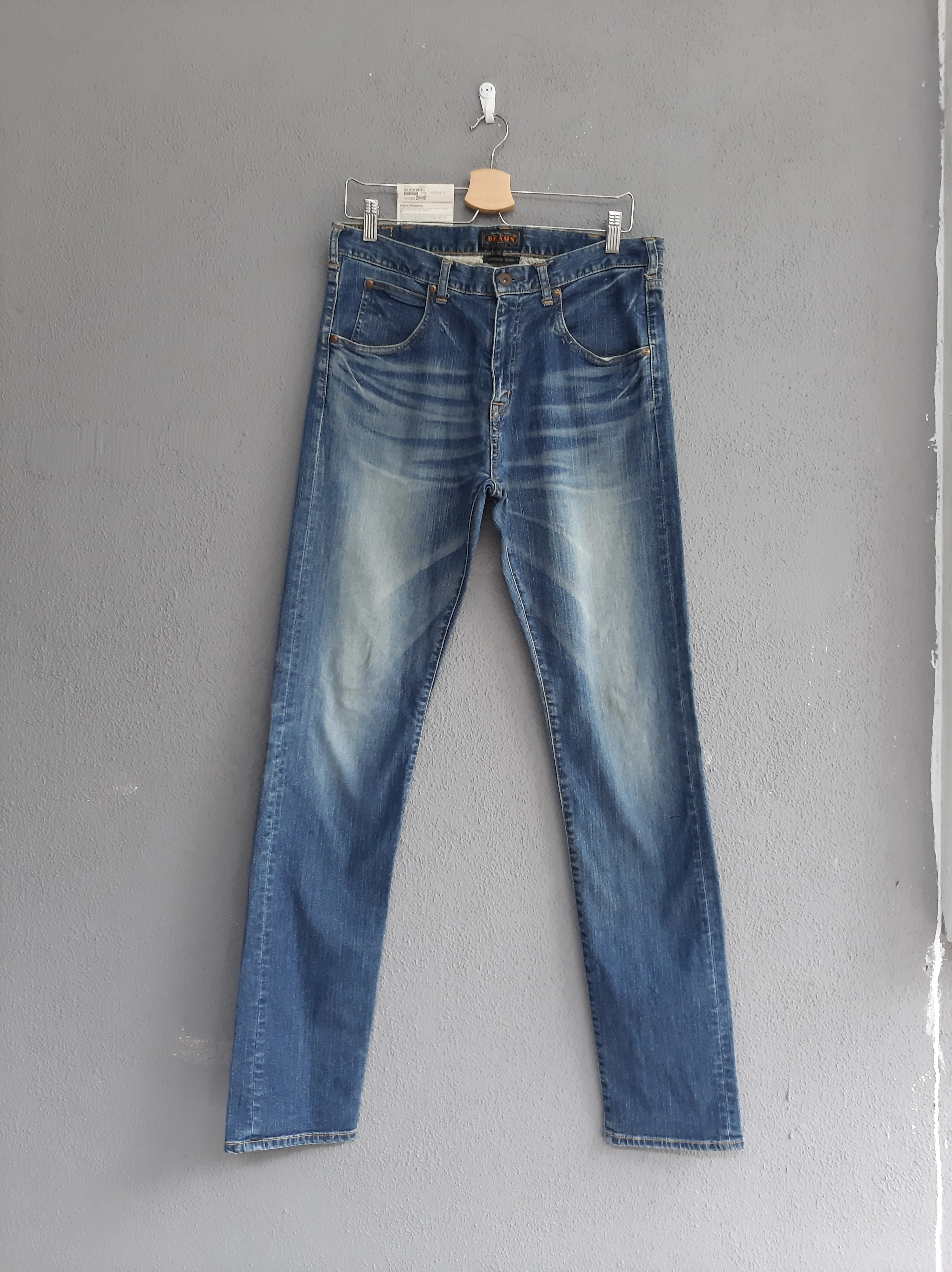 Beams Plus Japan Blue Distressed Denim