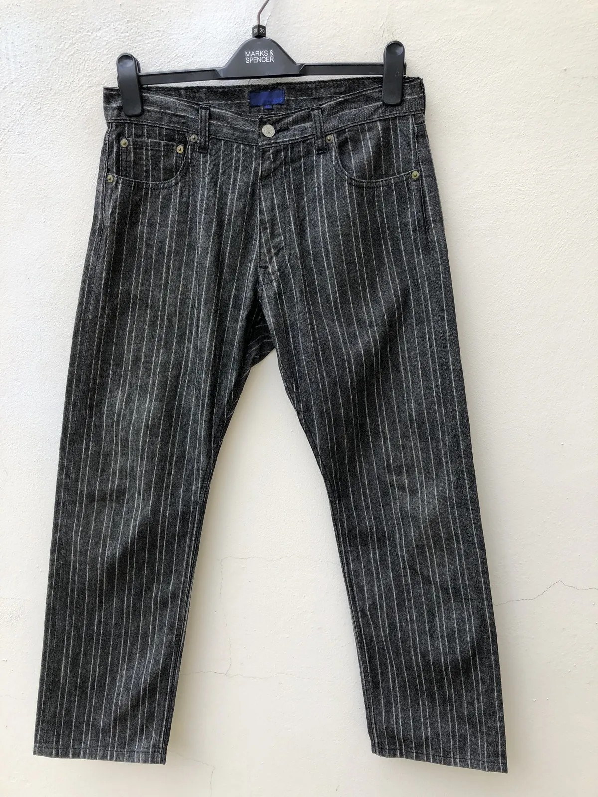 Vintage Japanese Designer Beams Made in Japan Striped Pant