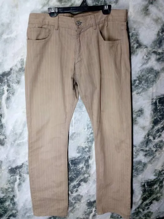 Beams Stars Stripes Light Brown Jeans LIKE Yohji Yamamoto