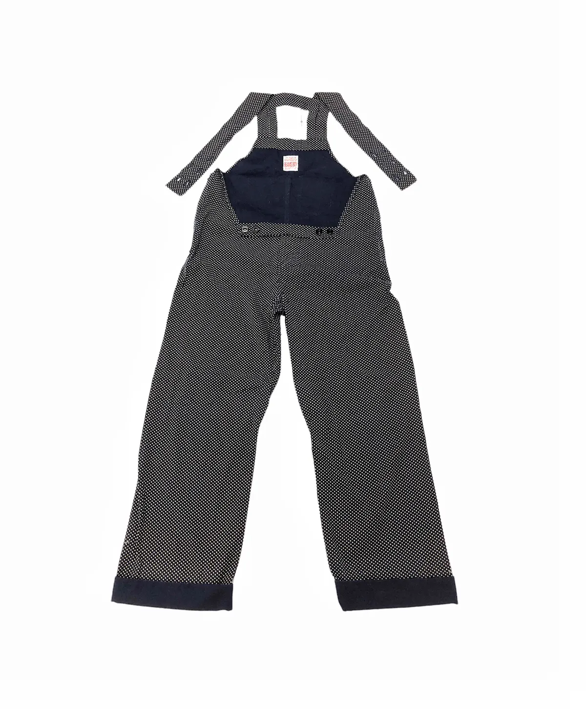 Beamsboy Japan overall polka dot denim