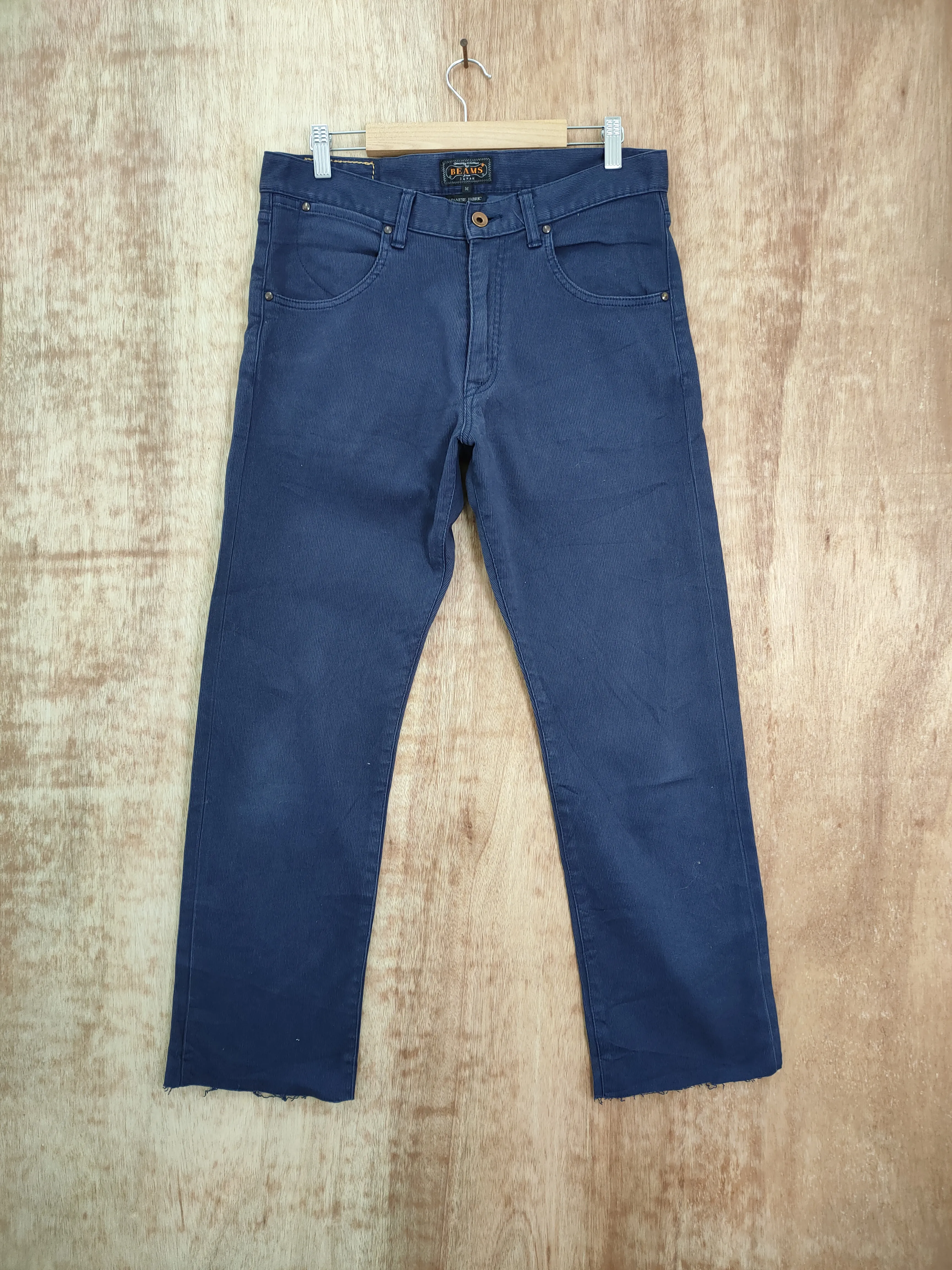 BEAM BLUE BLACK FADED PANTS