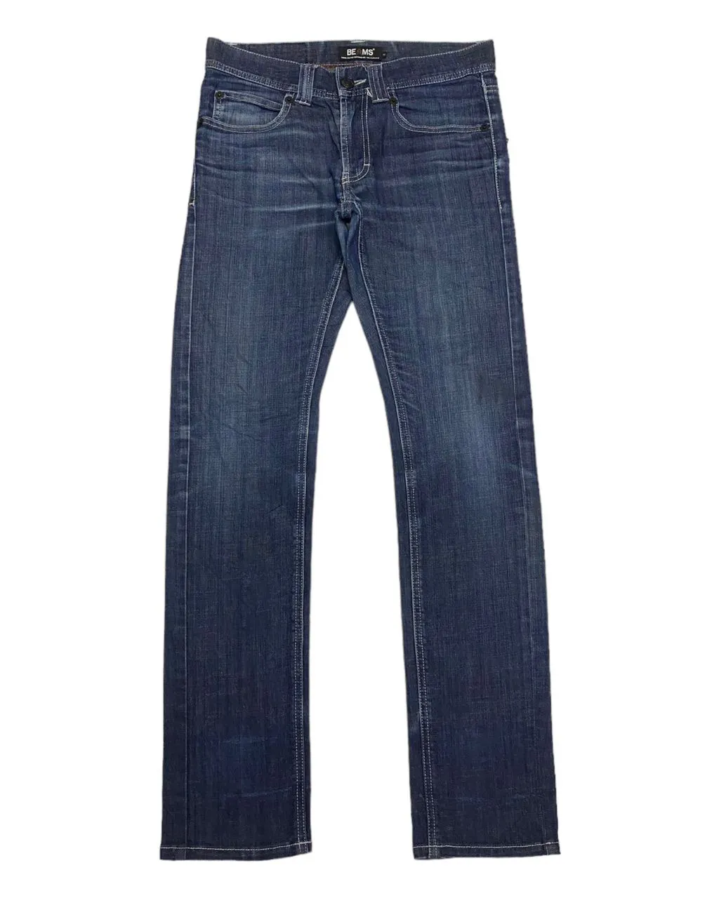 🔥VINTAGE BEAMS JAPAN ZIPPER POCKET DENIM PANTS