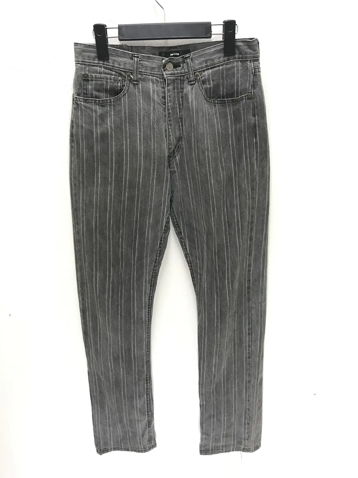 Made in Japan Beams Striped Denim Washed Regular