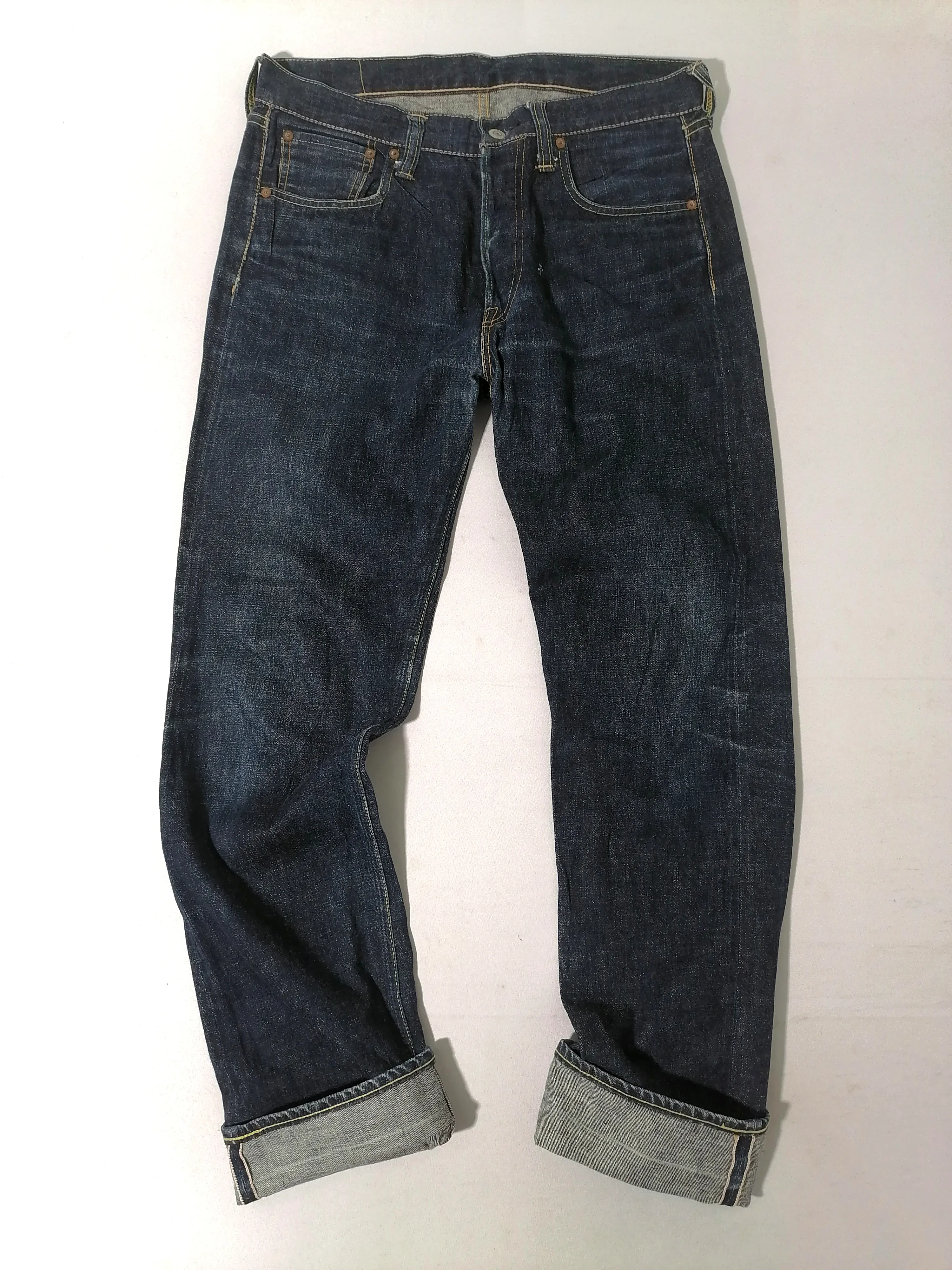 Beams Selvedge Fly Button Denim Jeans