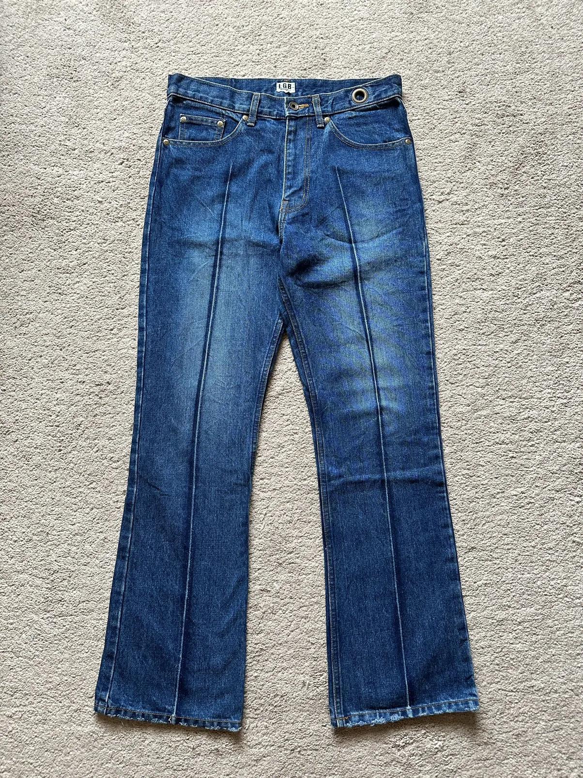 1990 Le Grande Bleu x Beams Plus Flare Jeans