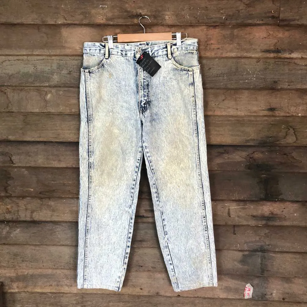 Big John vintage Blue Distressed Denim Pants #5120