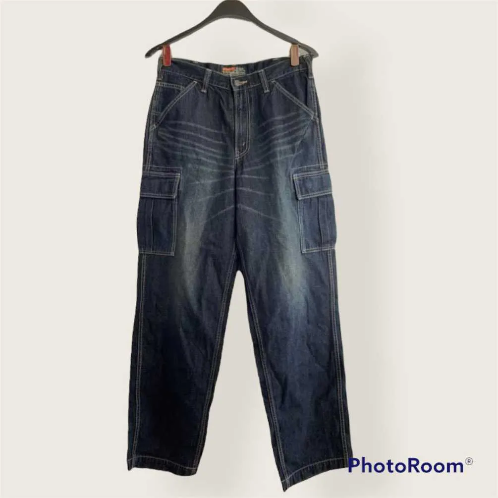 Big John World Workers Cargo Trousers Jeans