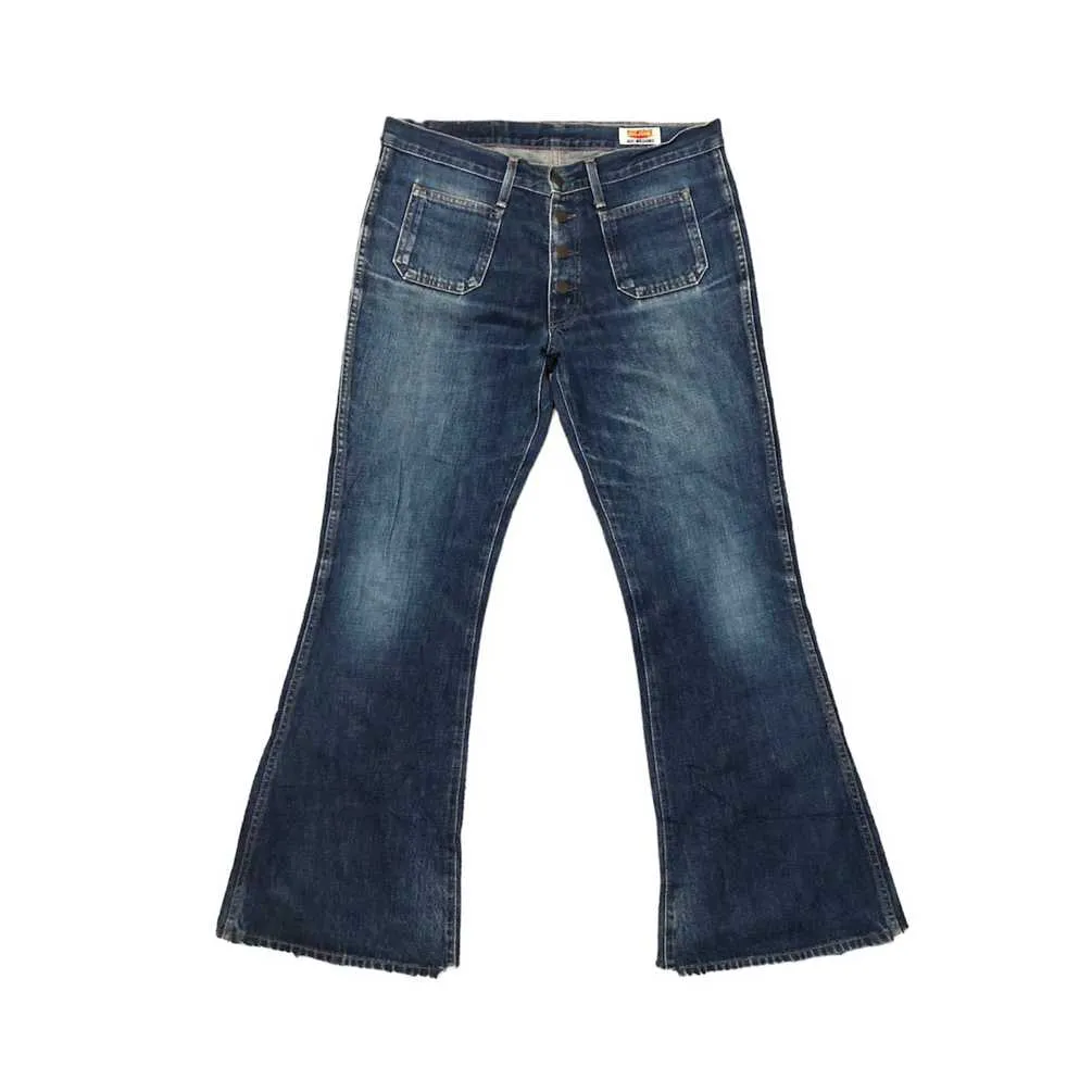 Big John vintage distressed bush pants flared