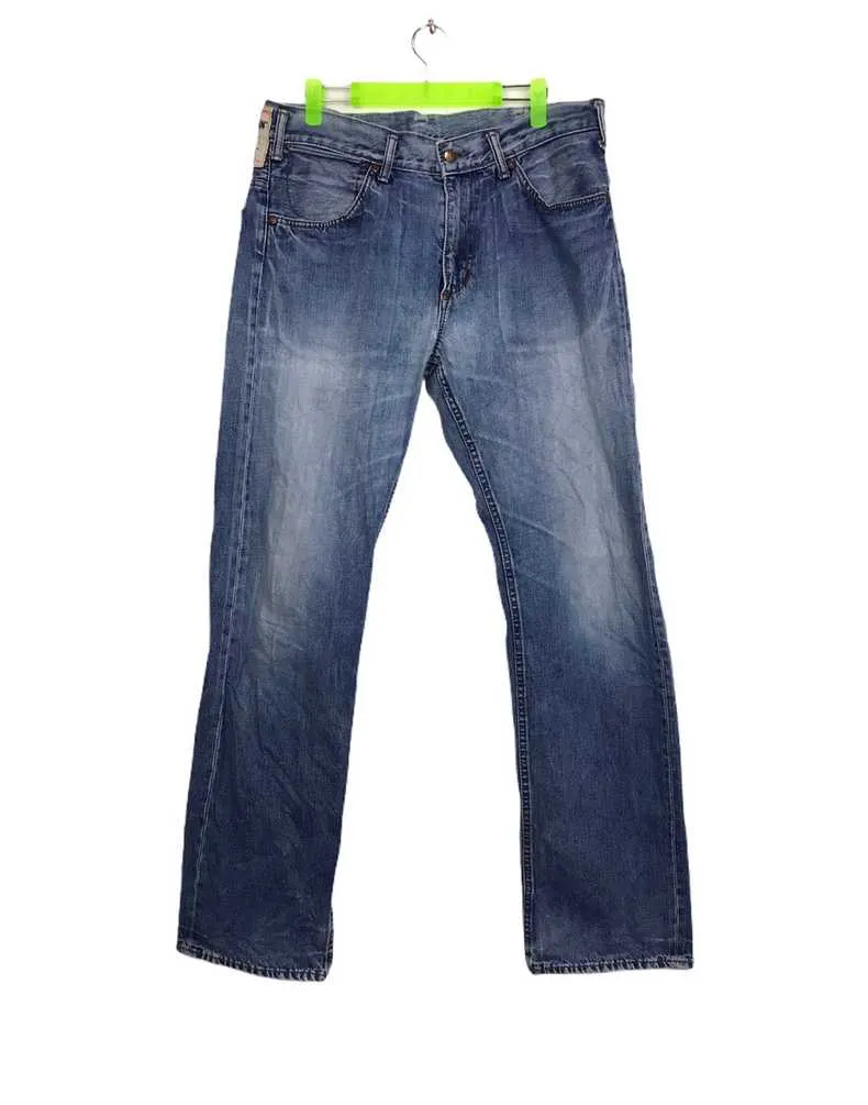 Vintage Big John Work n Sport Distressed Denim Indigo