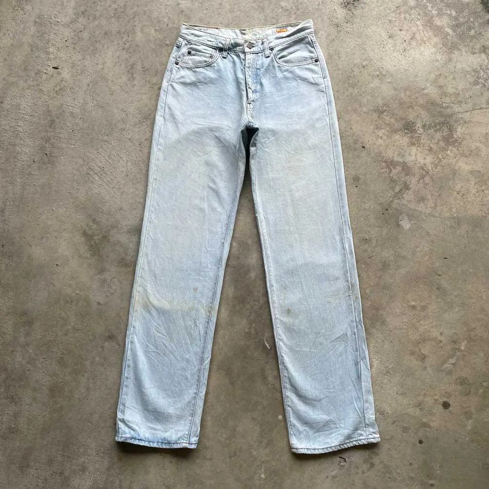 Vintage Big John Sun Faded Denim Jeans Pants THRASHED