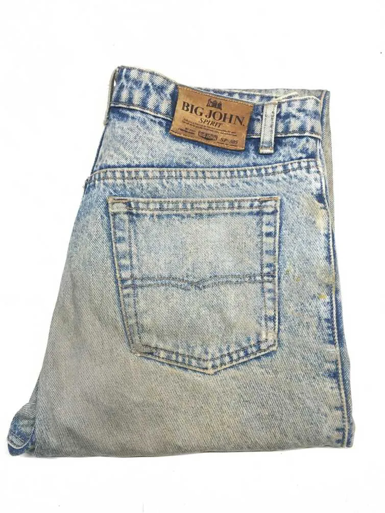 Vintage big John spirit distressed denim Japan