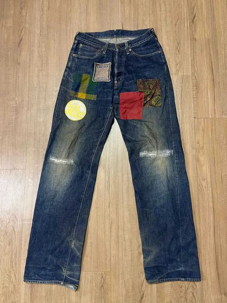 Vintage Patchworks Sashiko Selvedge denim