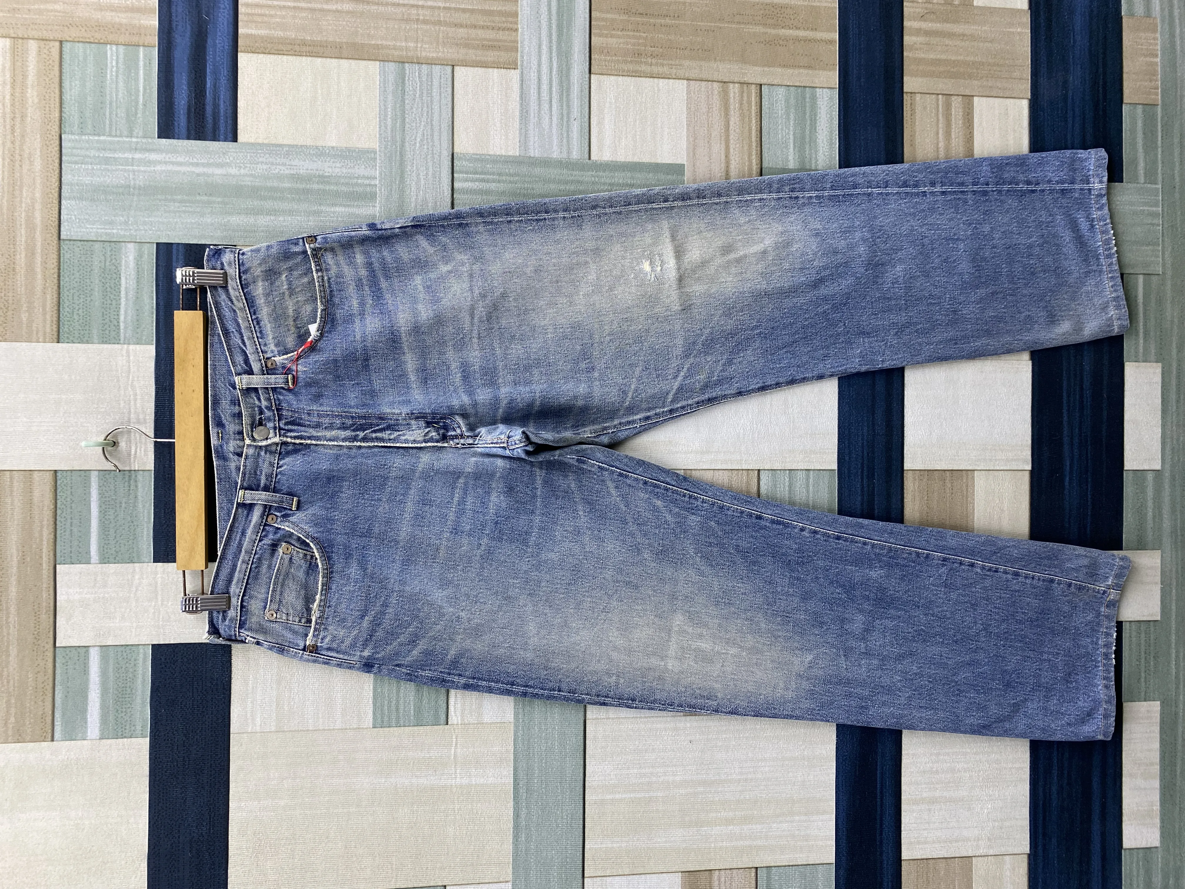 Vintage Distress Big John Selvedge Denim Jean