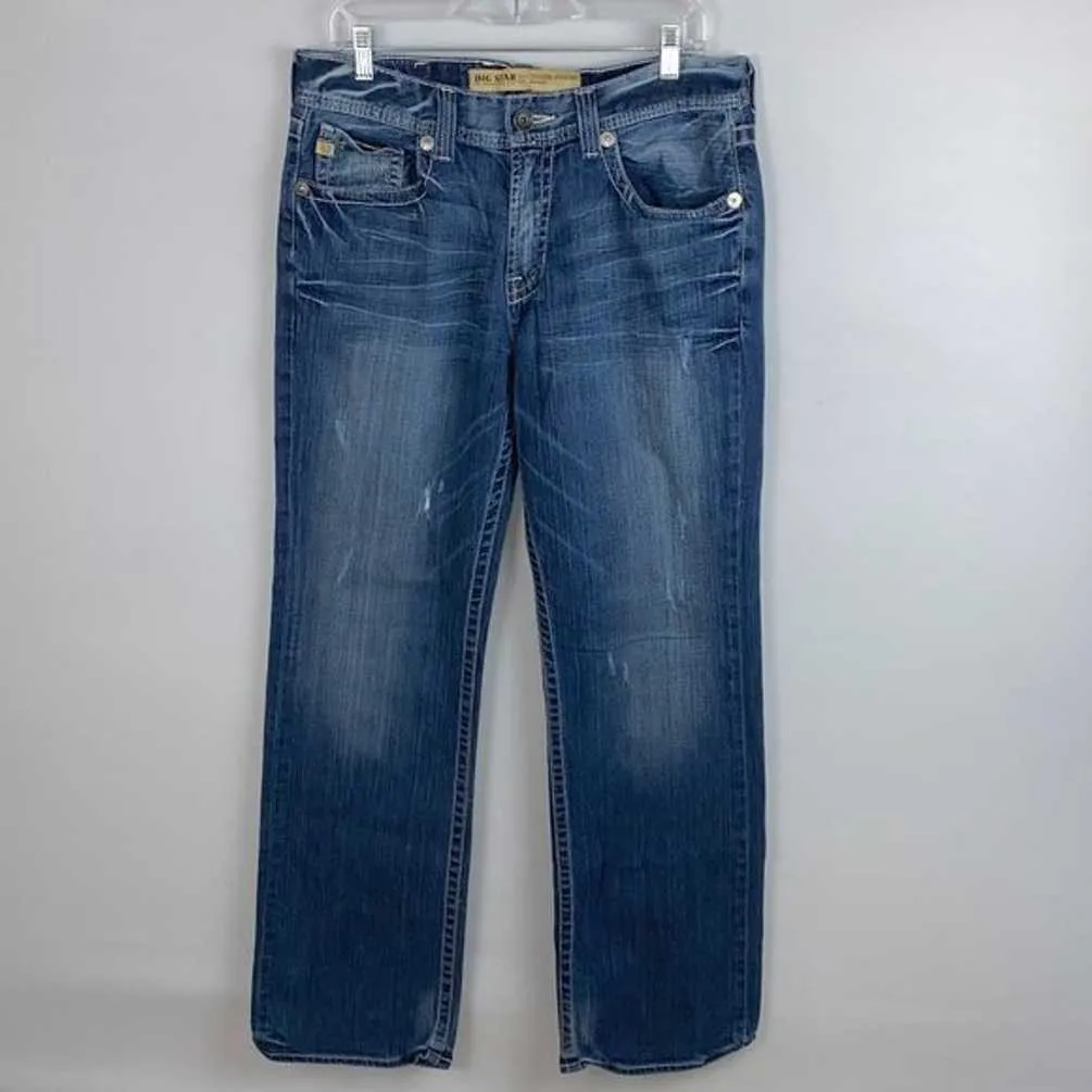 Big Star Voyager Straight Relaxed Jeans Buckle 33L