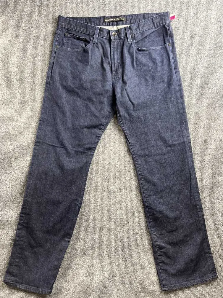 Big Star Union Jeans 34x30 Men Regular Straight Denim 34R