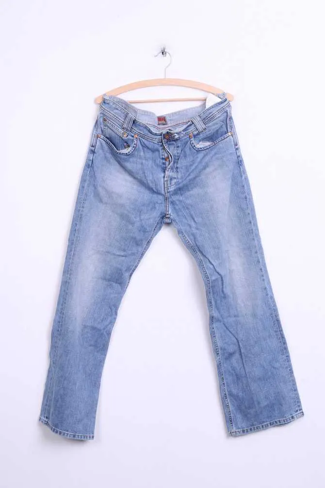 Big Star Jerry Mens W34 L30 Jeans Trousers Blue Cotton 9599
