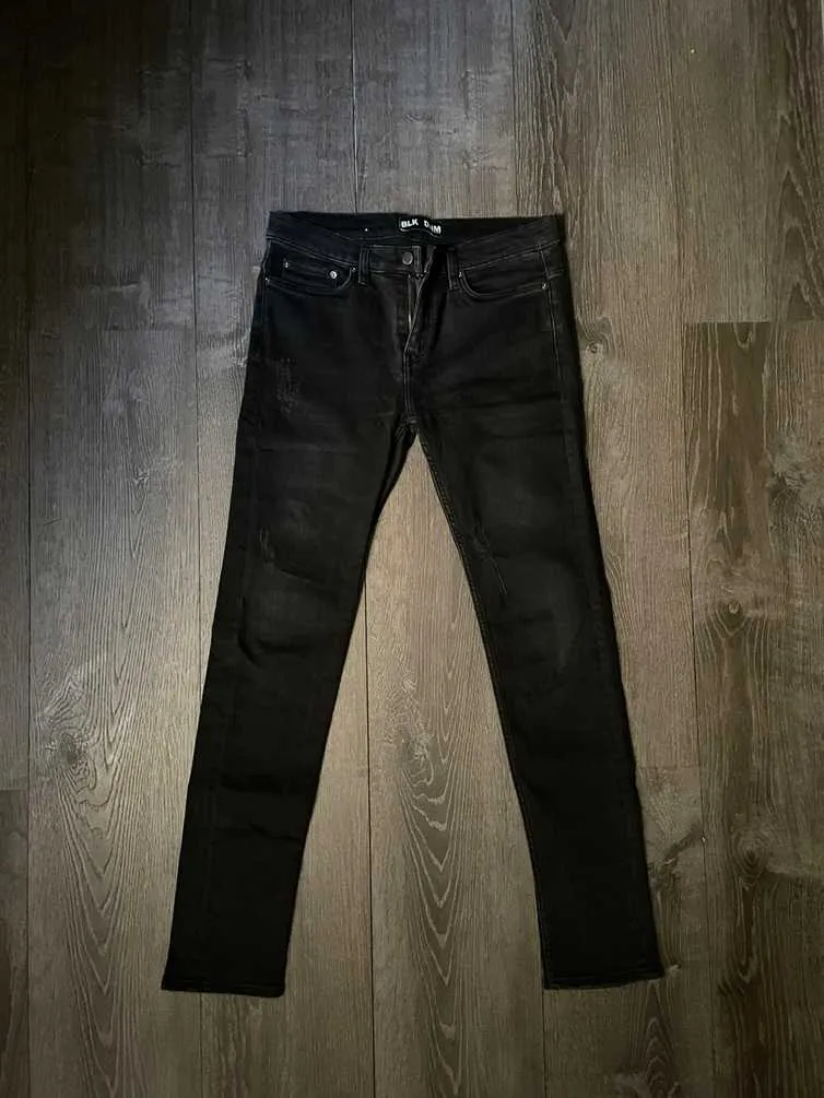 Blk Dnm Skinny Distressed Jeans