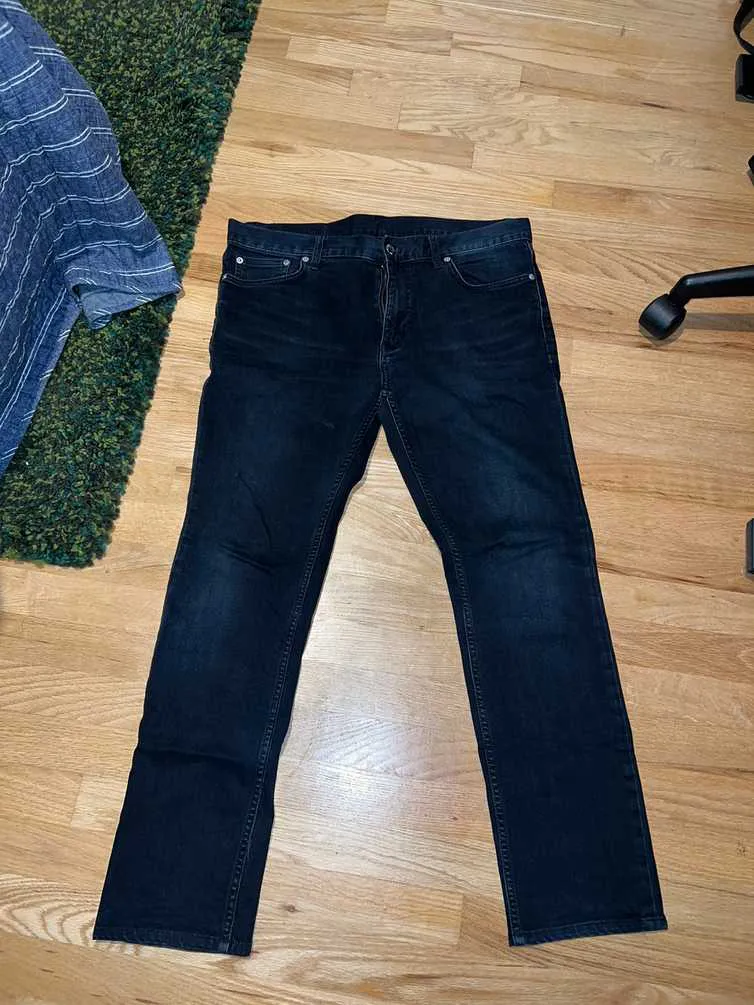 VINTAGE BLK DNM SKINNY JEANS