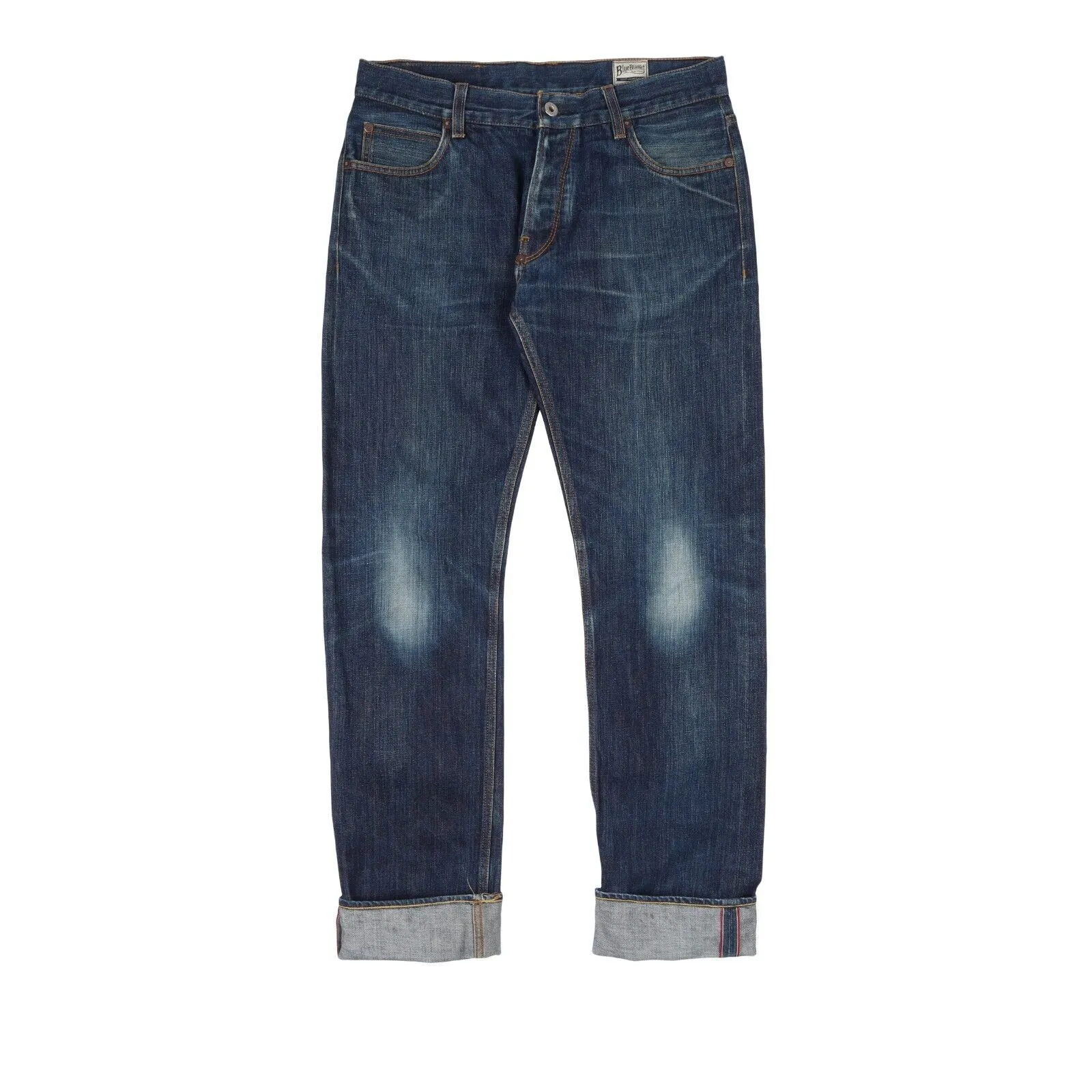 BLUE BLANKET Jeans Selvage Mens Faded Denim 010967