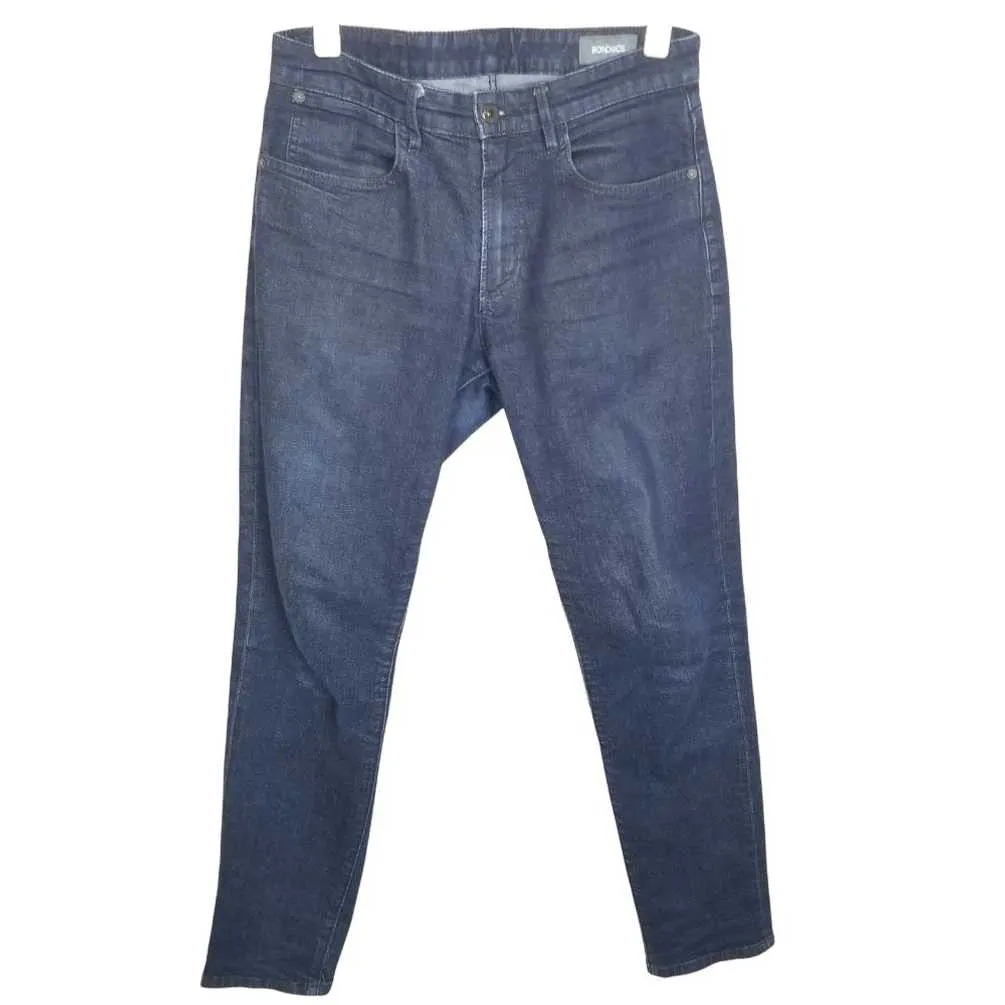 Bonobos Mens 30X32 Blue Dark Wash Denim Athletic Fit Jeans