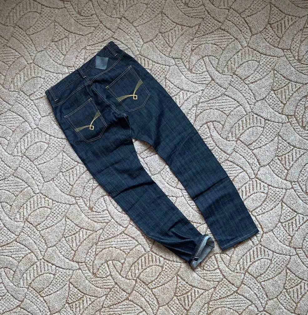 Vintage DPM salvage selvedge dark denim jeans pants chinos