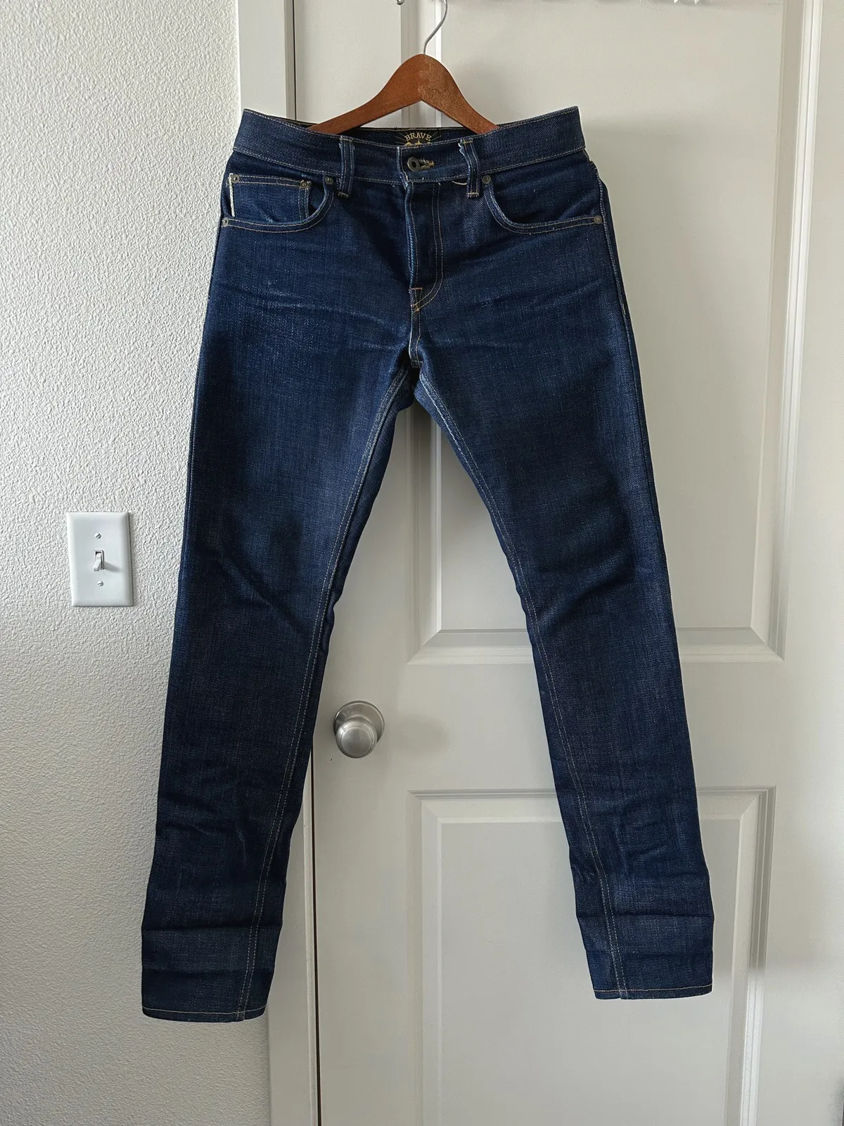 BRAVE STAR SELVAGE The Slim Taper 21.5oz Heavyweight Denim