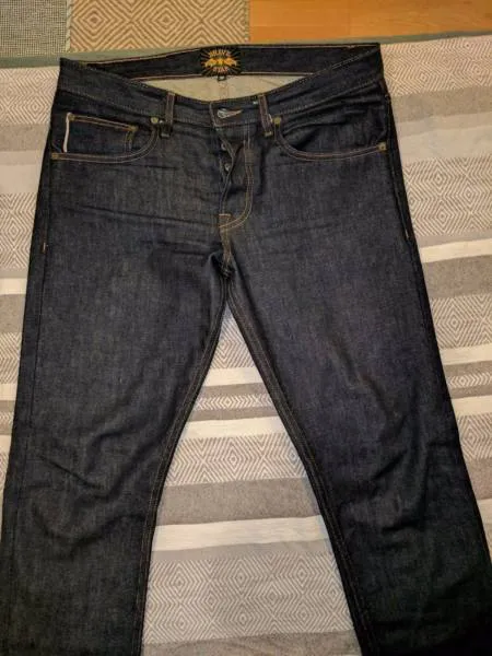 Skeleton Skinny 14.5 oz Selvedge Raw Denim
