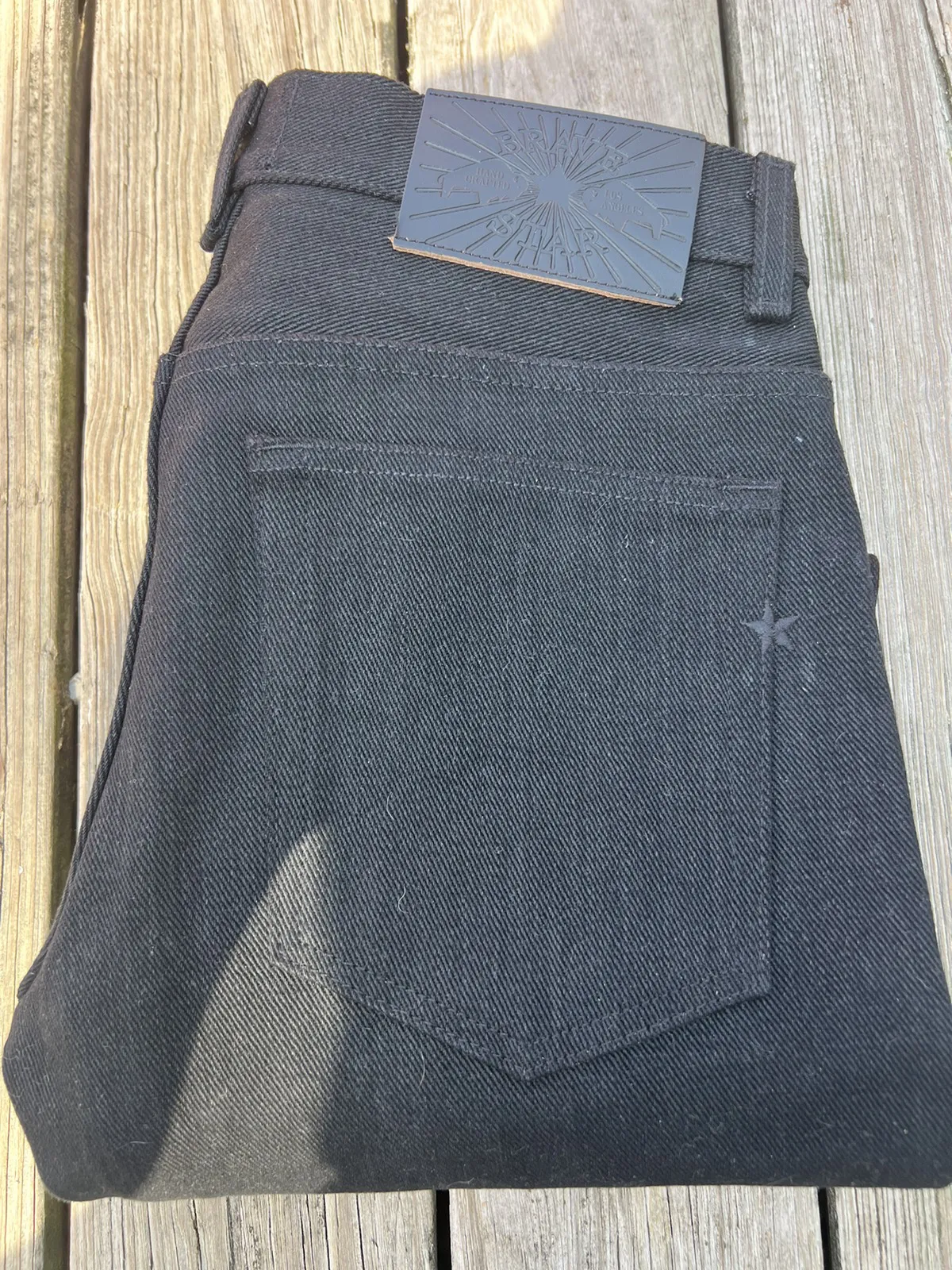 Brave Star Selvage 21.5 oz Mayhem Double Black Selvedge